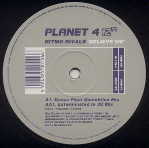 Ritmo Rivals - Believe Me (1994)
