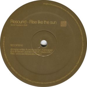 Resound - Second Thoughts / Rise Like The Sun (2008)