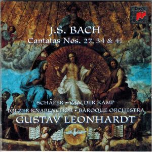 Johann Sebastian Bach / Gustav Leonhardt / Tölzer Knabenchor - Cantatas Nos. 27, 34 & 41 (1996)