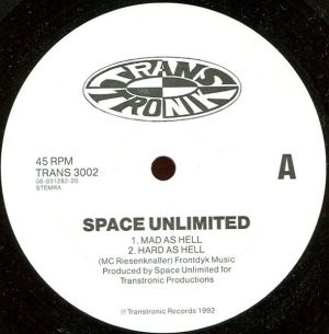 Space Unlimited - Mad As Hell / Spacecake (1992)