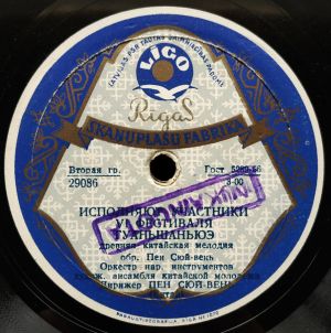 Оркестр Нар. Инструментов Худож. Ансамбля Китайской Молодежи - Гуаньшаньюэ / Собирание Цветов