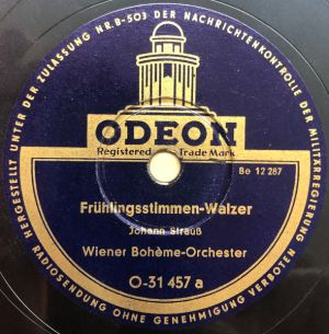Wiener Bohème-Orchester - Frühlingsstimmen-Walzer / Accelerationen