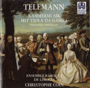 Telemann / Ensemble Baroque De Limoges / Christophe Coin - Kammermusik Mit Viola Da Gamba ("Darmstädter Manuskript") (1998)