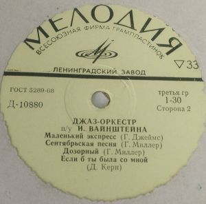 Джаз-Оркестр Иосифа Вайнштейна - Музыкальная Шкатулка