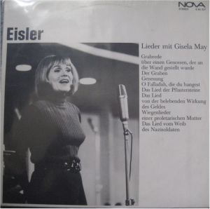Gisela May / Eisler - Lieder Mit Gisela May (1975)