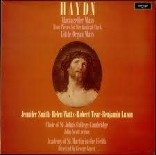 Haydn / Helen Watts / Robert Tear / Benjamin Luxon / Choir Of St. John's College, Cambridge / Academy Of St. Martin-in-the Fields / Jennifer Smith (3) / John Scott (10) / George Guest (2) - Mariazeller Mass / Four Pieces For Mechanical Clock / Little Organ Mass (1978)
