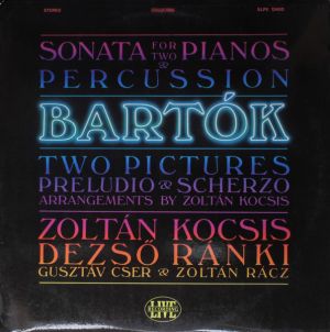 Zoltán Kocsis - Bartók: Sonata For Two Pianos And Percussion Etc. (1987)