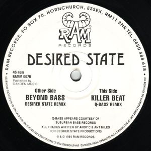 Desired State - Beyond Bass / Killer Beat (Remixes) (1994)