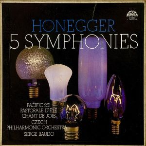 The Czech Philharmonic Orchestra / Arthur Honegger / Serge Baudo - 5 Symphonies - Pacific 231 - Pastorale D'Été - Chant De Joie (1979)