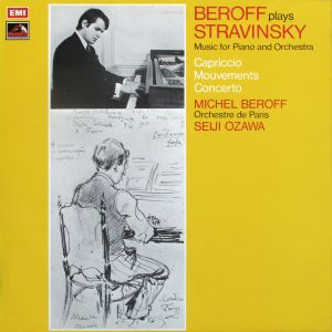 Stravinsky / Orchestre De Paris / Michel Beroff / Seiji Ozawa - Capriccio • Mouvements • Concerto For Piano And Wind Orchestra (1972)